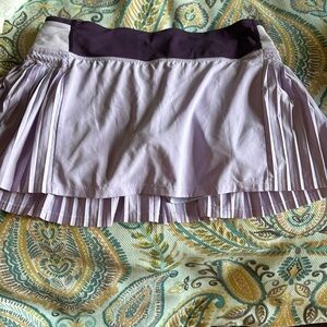 Lululemon purple pleated skirt